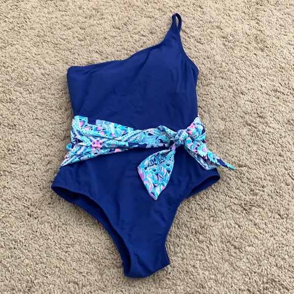 Lilly Pulitzer size 0 blue swimsuit